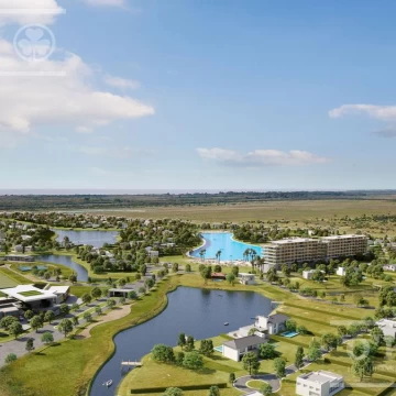 Terreno en venta en el barrio cerrado Lagoon Hudson, lote central!!