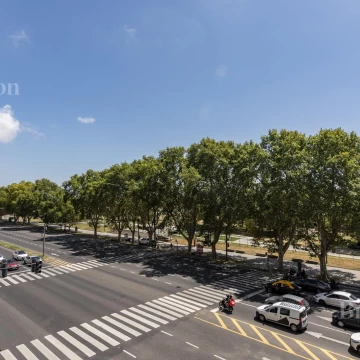 Vista súper abierta en pleno Recoleta