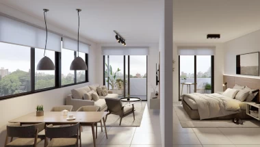 Departamento en venta Pichincha, Rosario 3 dormitorios  c/ patio y excelente calidad constructiva.