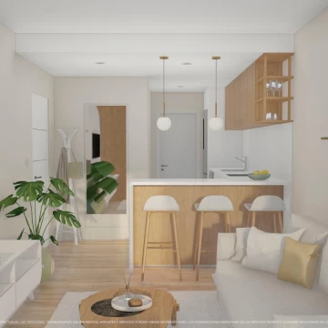 Venta Departamento 2 Ambientes con terraza - pozo - en CASEROS