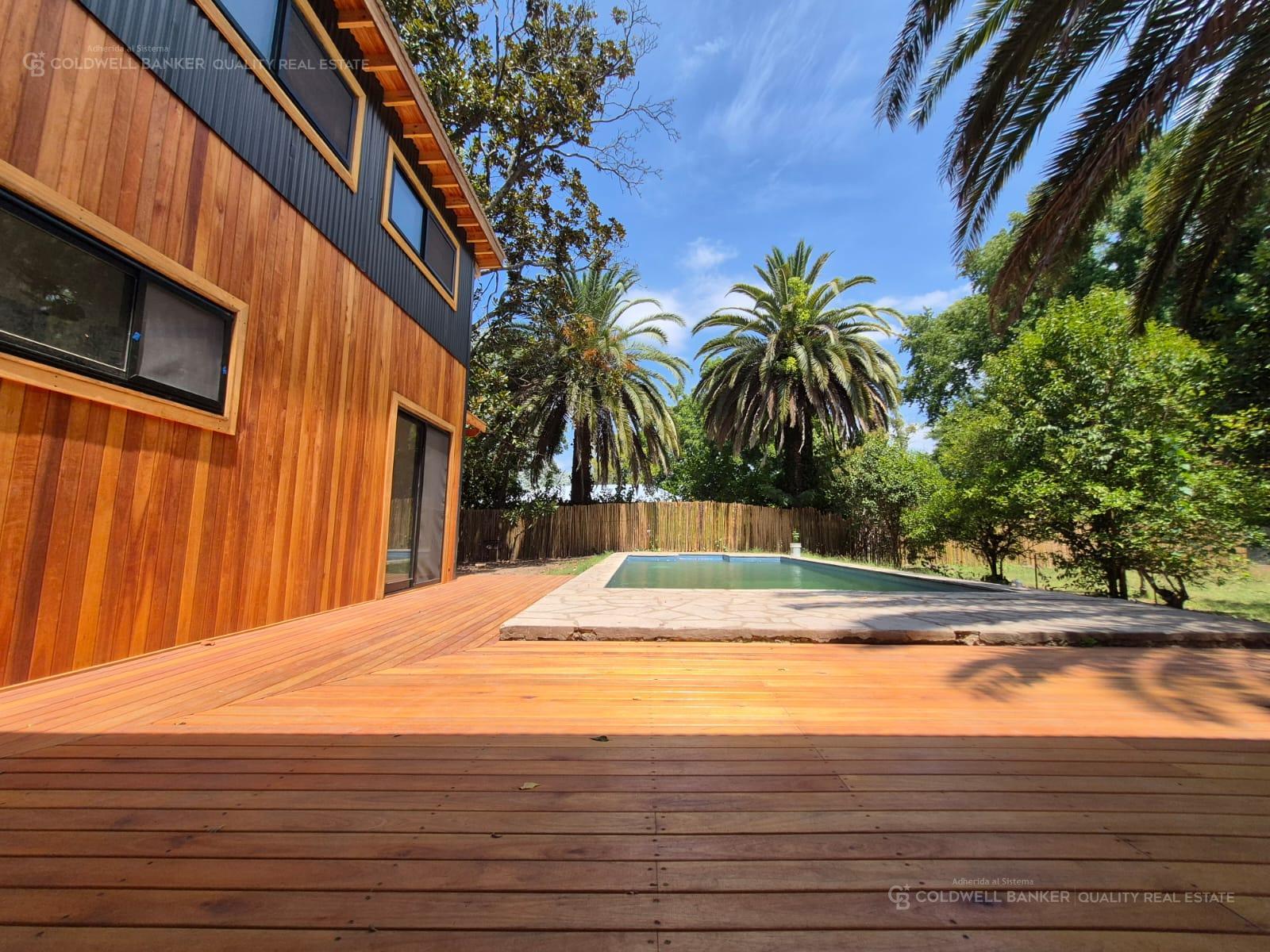 Alucinante casa a estrenar con gran piscina y jardín nativo - Principal