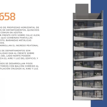 VENTA - Departamento monoambiente - Barrio Martin, Rosario.