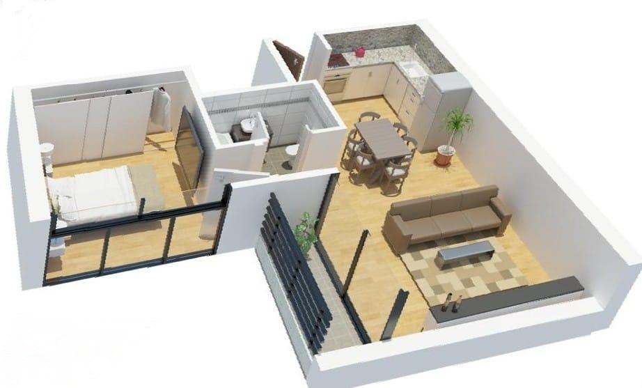 Departamento de 1 dormitorio en Palermo Soho, foto 2