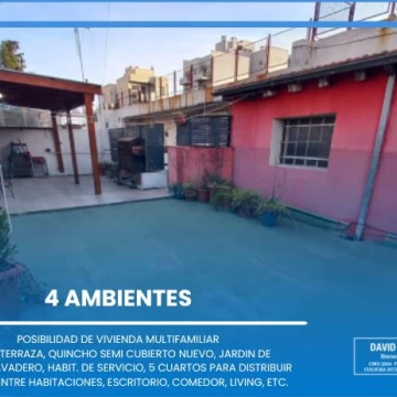 VENTA - PH - Floresta - quincho - patio - multifamiliar - PERMUTA - terraza