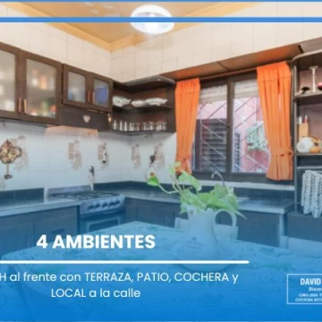 PH 4 ambientes Banfield, lomas de zamora, terraza, patio, cochera, local, casa