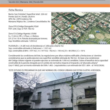 Terreno en San Cristobal