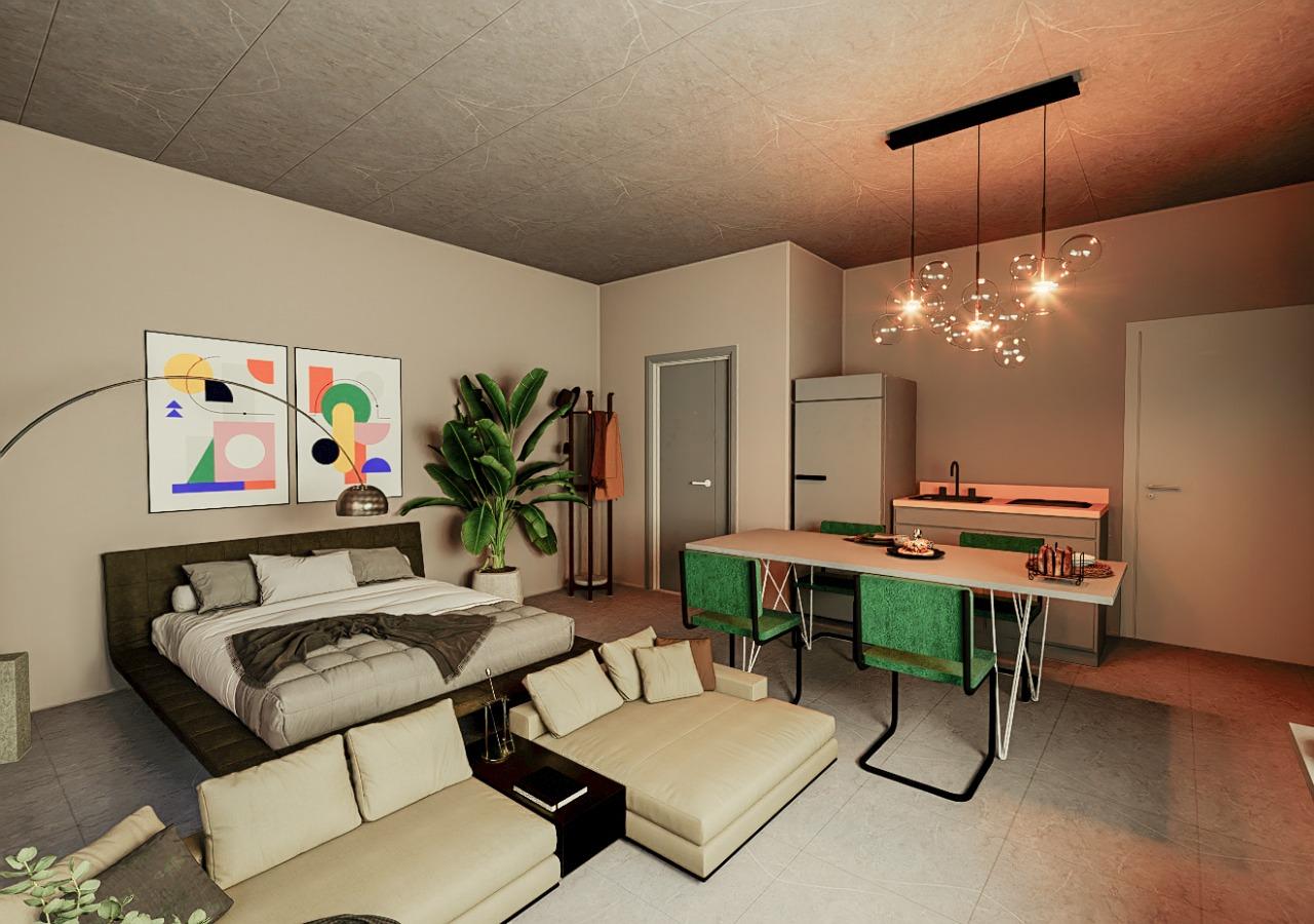 Departamento de un ambiente en venta en Almagro