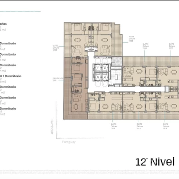 Venta departamento 2 ambientes con balcón en Palermo Hollywood