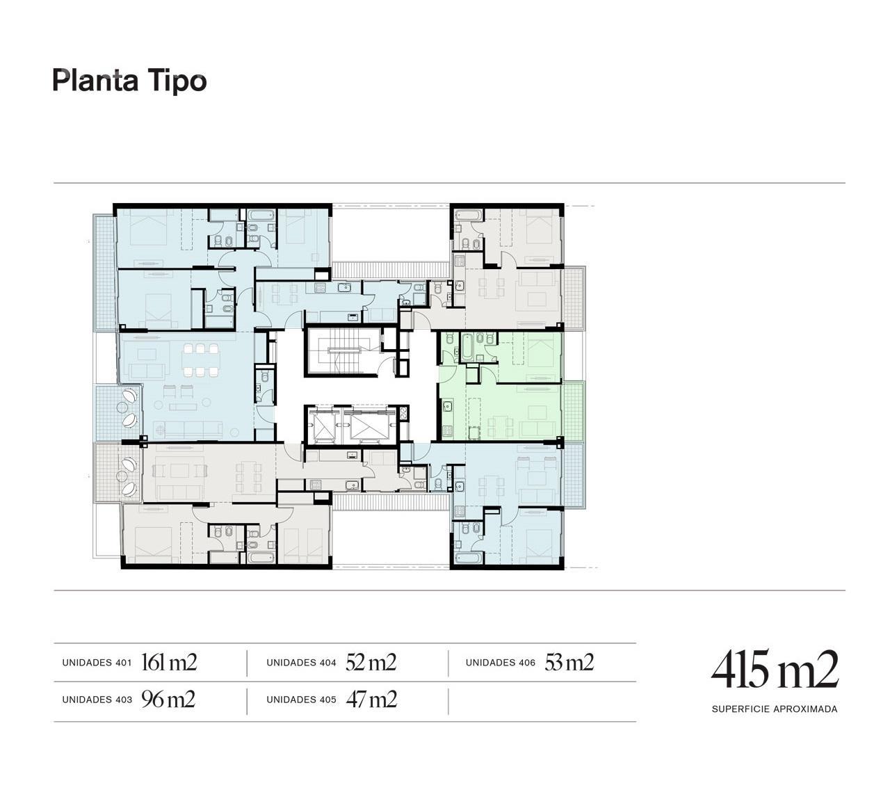 plano planta tipo
