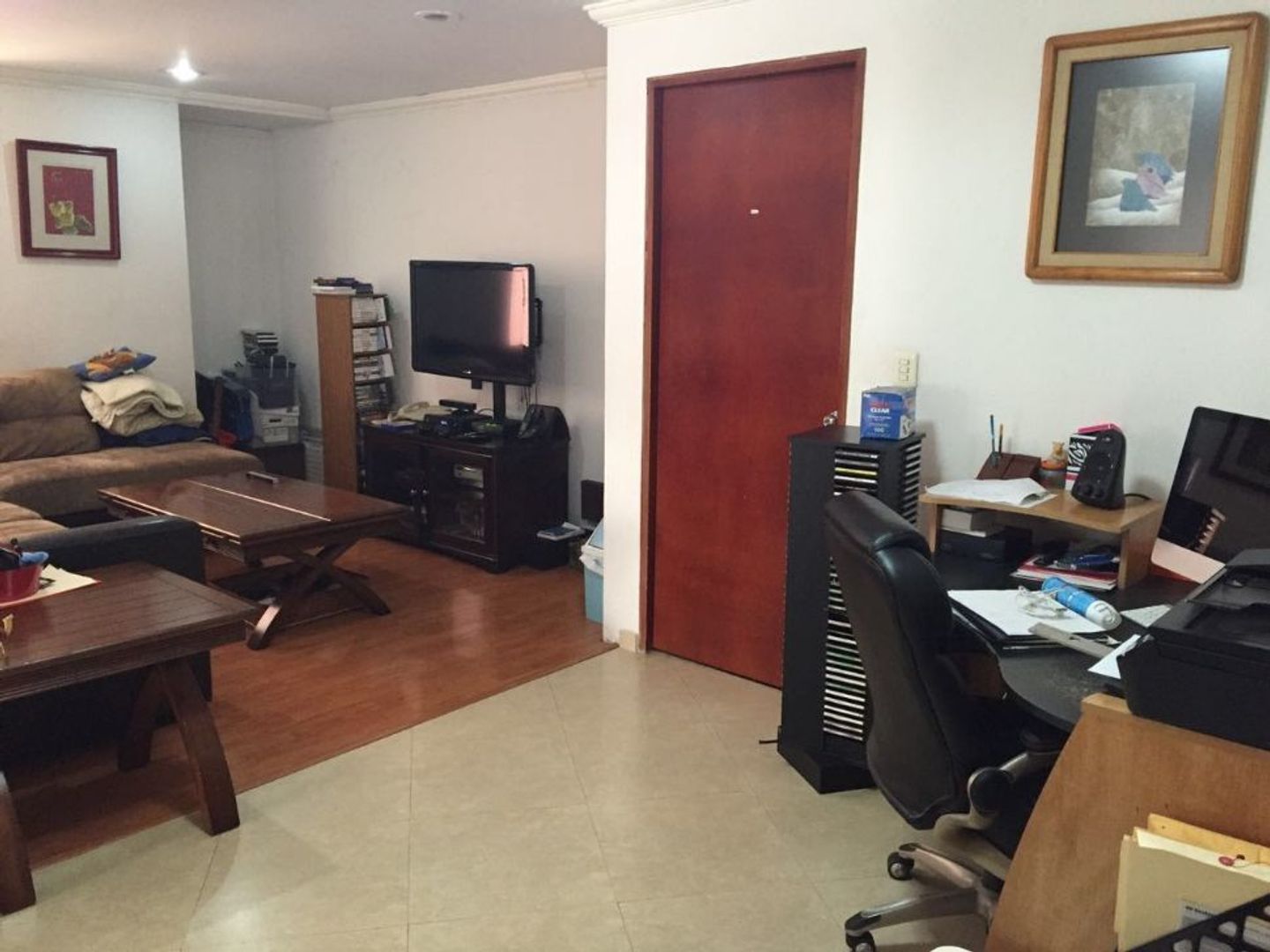 Sala de TV y oficina