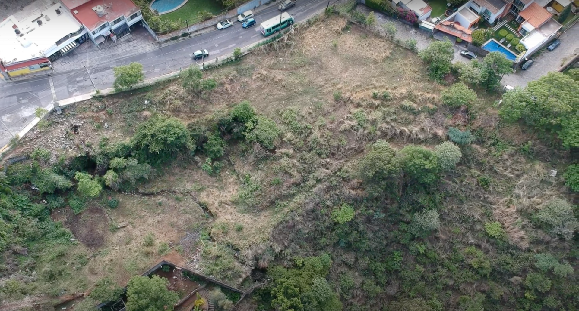 Vista aérea del terreno