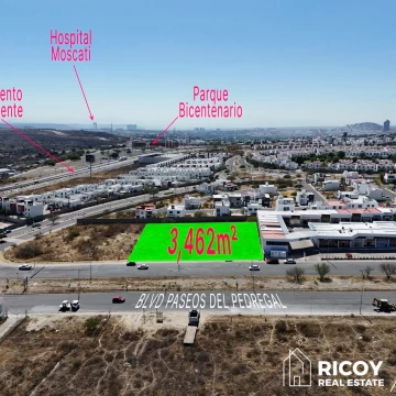 Terreno Comercial en Venta en Juriquilla Querétaro