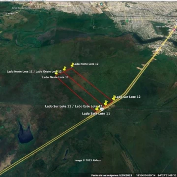 Terreno industrial en Coatzacoalcos cerca del paso del tren interoceánico 