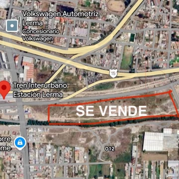 Terreno junto a estación tren Lerma a 30 min de Santa Fe