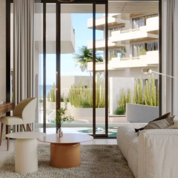 Departamento en venta a pie de playa