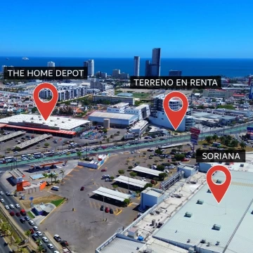 Terreno Comercial en renta en Fraccionamiento Lomas de Mazatlán