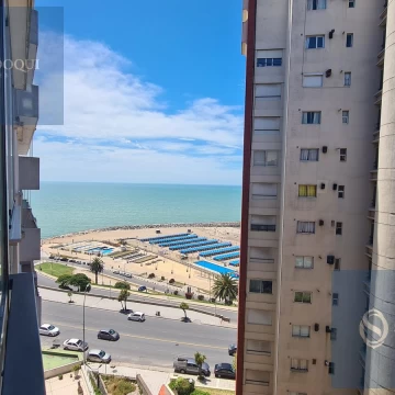 Alquiler temporario - Departamento dos ambientes con parcial vista al mar - Lavalle 2354