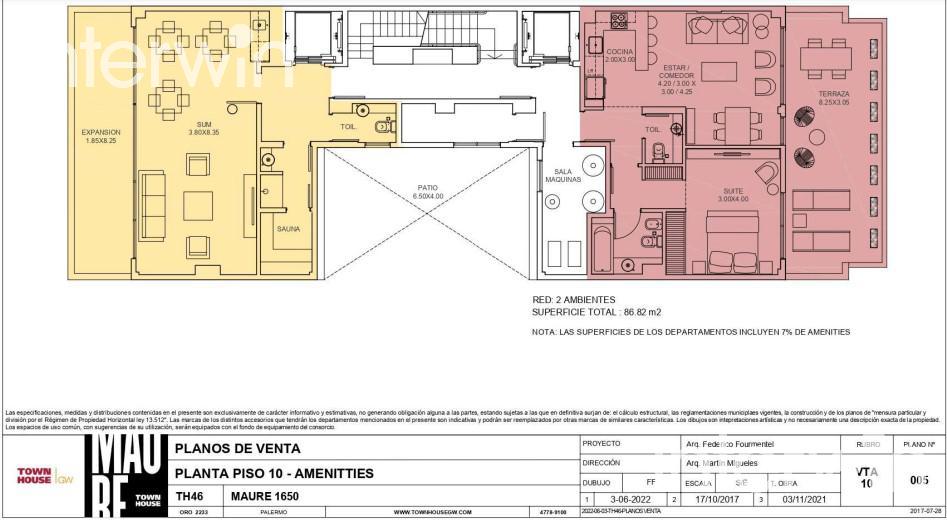 plano planta piso  10