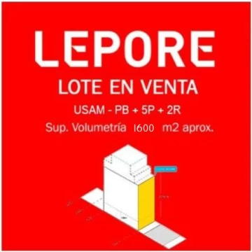 Lote en venta Almagro 