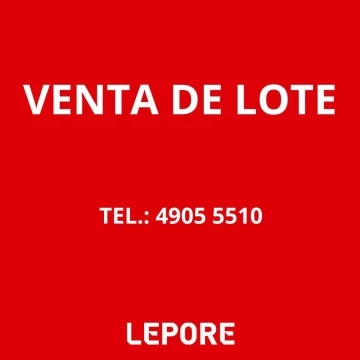 Lote en venta Almagro 
