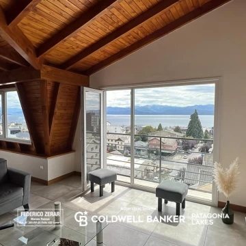 VENTA departamento 2 dorm, cochera, vista al lago- Bariloche- Centro