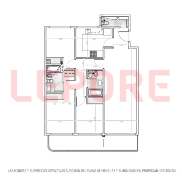 Departamento 4 ambientes en Boedo