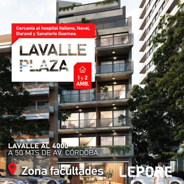 Departamento en venta Almagro 1 ambientes