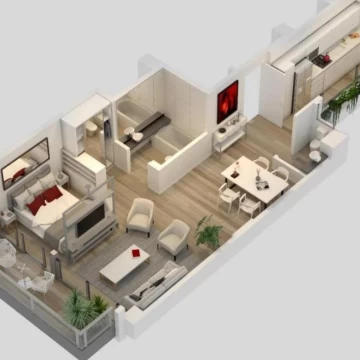 Venta departamento monoambiente con balcón al frente, en Las Cañitas