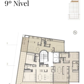 Venta Departamento 4 ambientes con dependencia, balcón y 2 cocheras en Palermo