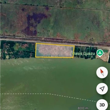 Fracción en Venta. 11 has. 600 metros de frente al río Parana Guazú.