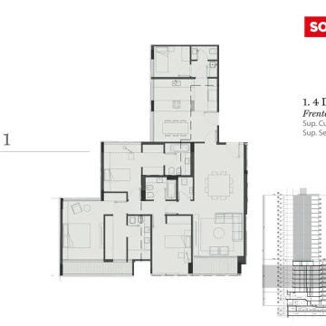 Venta -  4 ambientes - Belgrano - Dome Torre Arcos