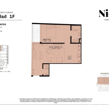 Venta departamento 2 ambientes con balcón en Villa Urquiza