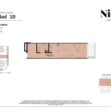 Venta departamento monoambiente con balcón en  Villa Urquiza