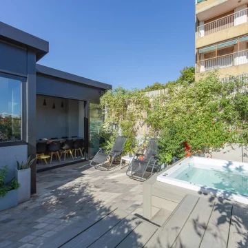 Departamento de 2 ambientes con terraza, SUM con parrilla y jacuzzi individual - en Palermo Soho