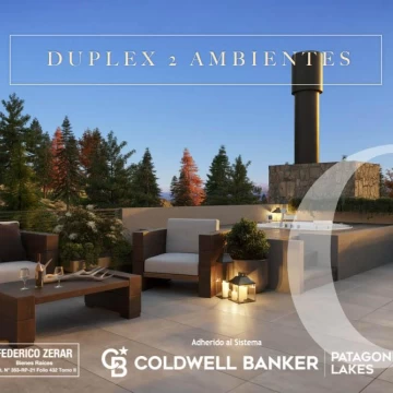 Dúplex 2 Amb. con Terraza, Jacuzzi y Vista al Lago a 5 Min del Centro