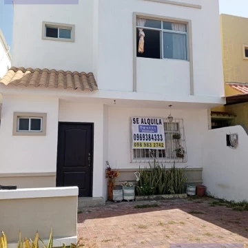 Alquiler de villa en urbanización cerrada Vistamar Via Data - Villamil (3 dorm) (AR)