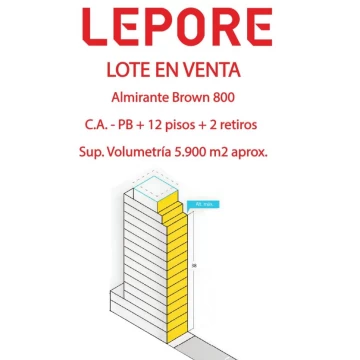VENTA LOTE  LA BOCA