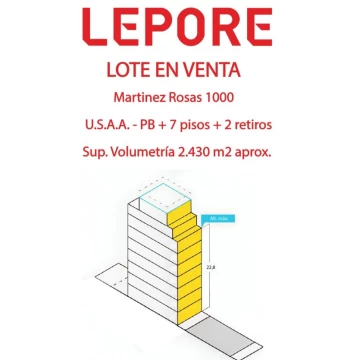 VENTA DE LOTE , VILLA CRESPO