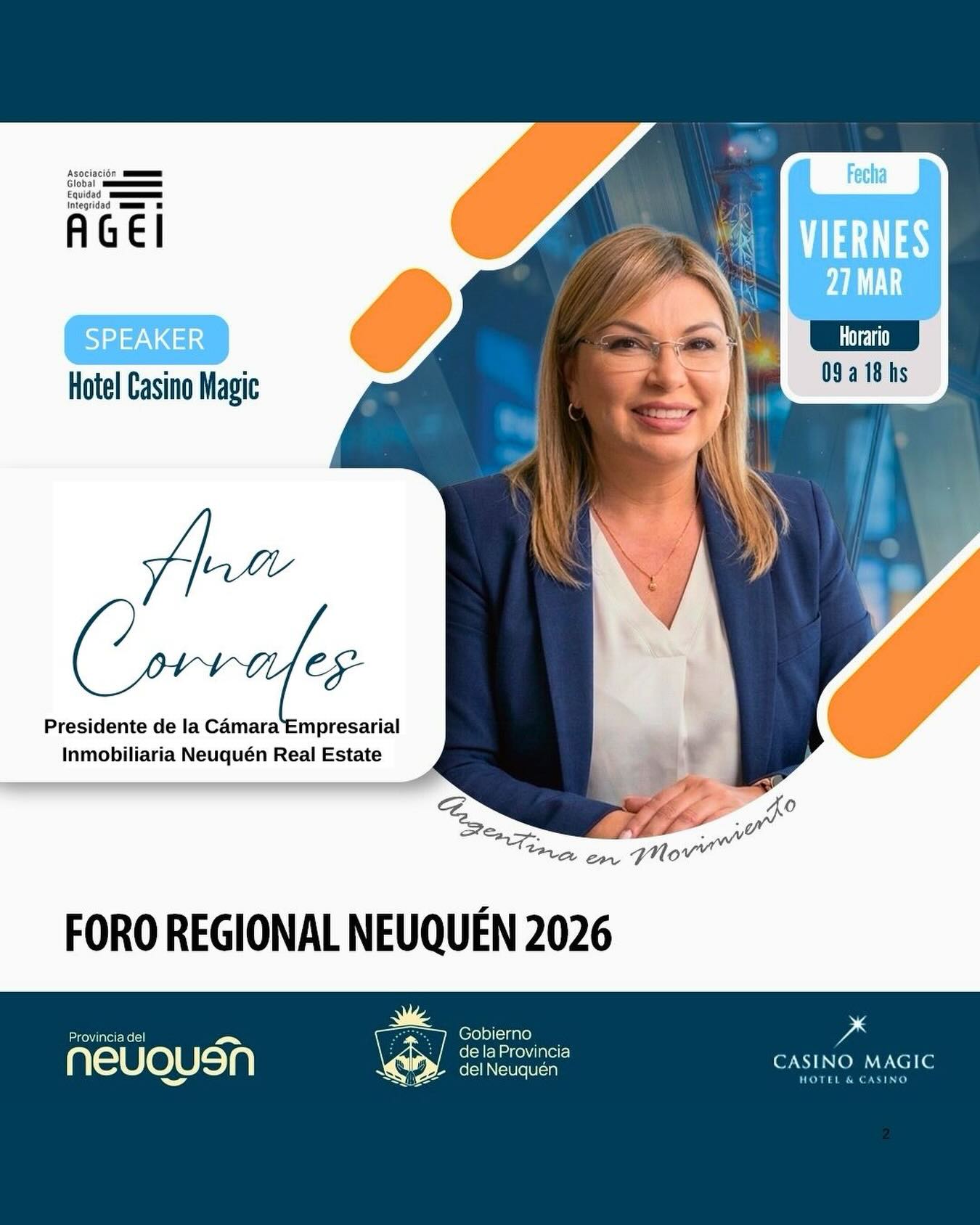 Estoy sumamente feliz y honrada de anunciar mi participación como SPEAKER en este evento de gran impacto regional. Es una oportunidad única para conectar, aprender y crecer juntos.