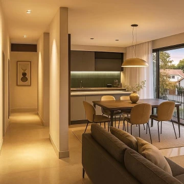 departamento a estrenar semipiso 3 ambientes en venta en lujan centro con balcón y cochera