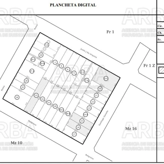 Terrenos en esquina de Caseros - VENTA - LOTE