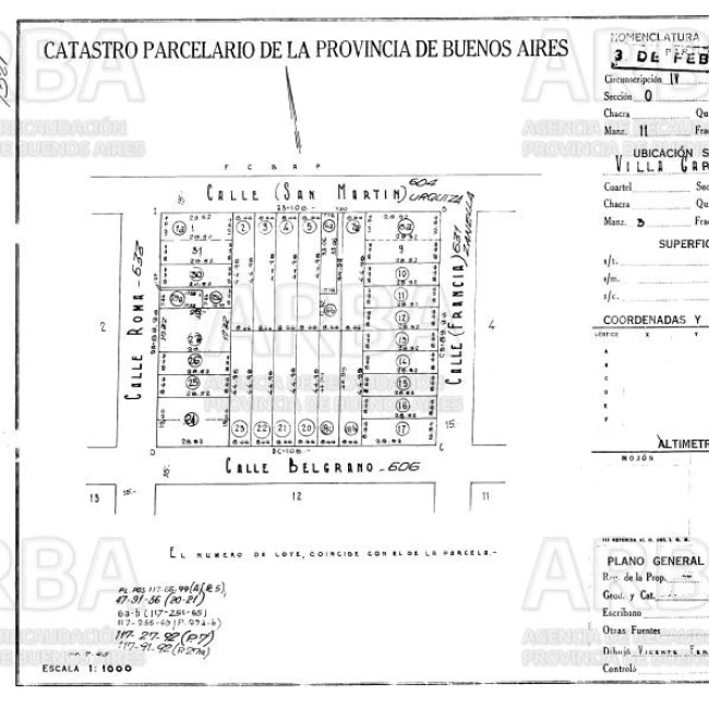 Terrenos en esquina de Caseros - VENTA - LOTE