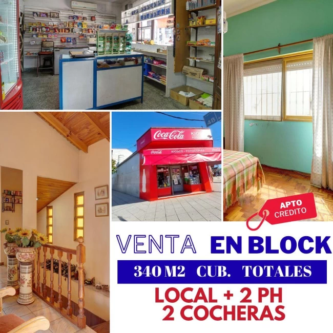VENTA EN BLOCK LOCAL   2 PH  SAN MARTIN