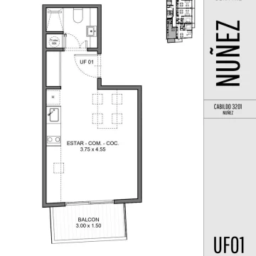 Departamento - Nuñez