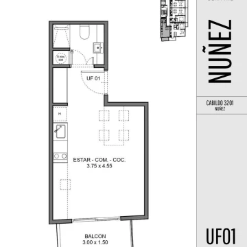 Departamento - Nuñez