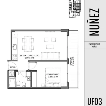 Departamento - Nuñez