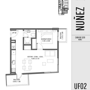 Departamento - Nuñez