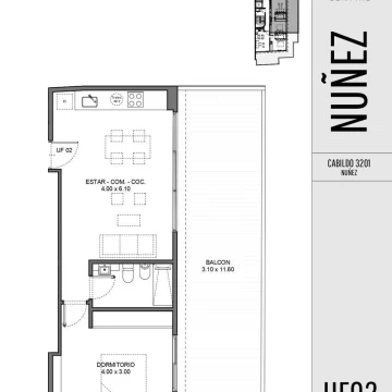 Departamento - Nuñez