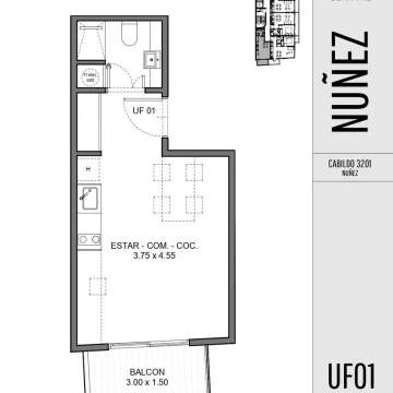 Departamento - Nuñez
