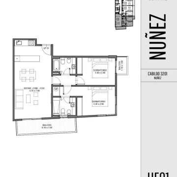 Departamento - Nuñez